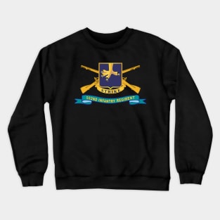 502nd Infantry Regiment - DUI w Br - Ribbon X 300 Crewneck Sweatshirt